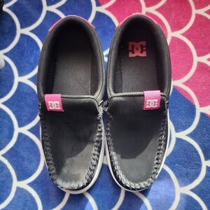 DC Black and Pink Moccasins